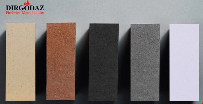 آجر نسوز پلاک 31 مقطع مربع در رنگ های متنوع