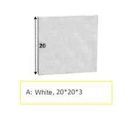 آجر 20*20 رنگ سفید