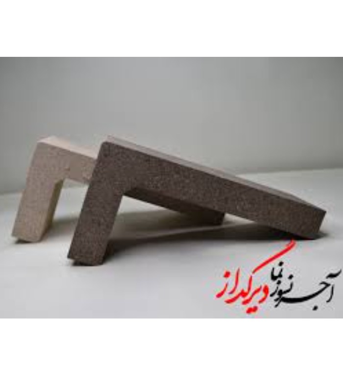 آجر نسوز ال 13*26 رنگ طوسی