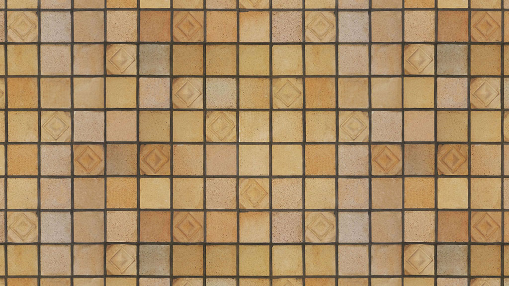  آجر 10*10 طرح‏ دار پرتقالی